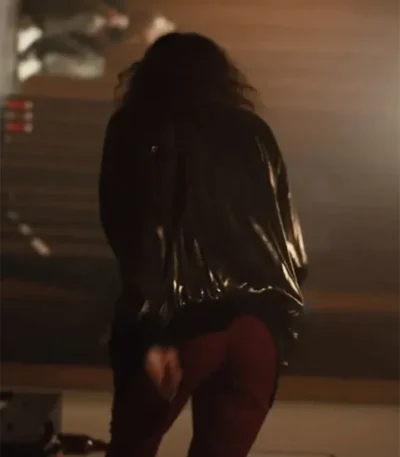 Euphoria S02 Zendaya Bomber Black Jacket