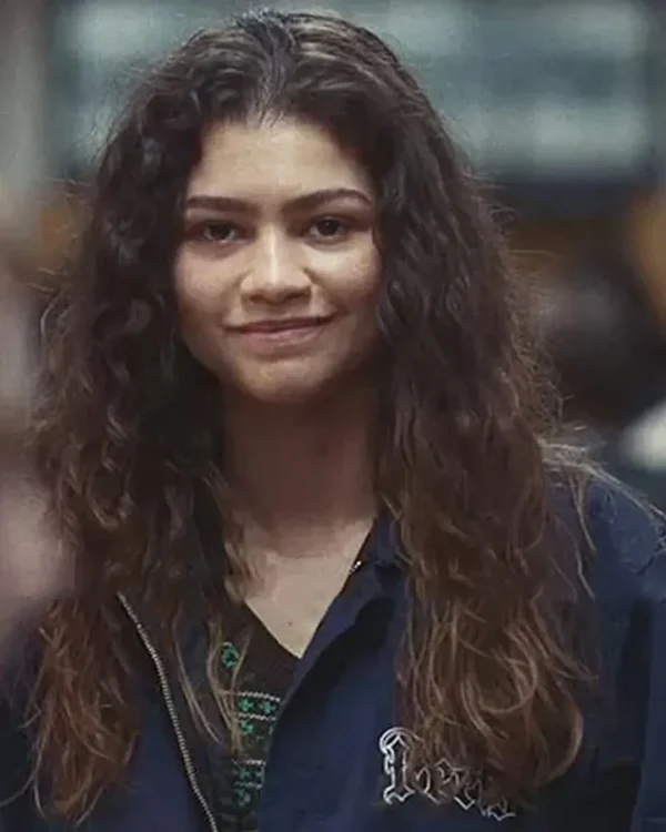 Euphoria Zendaya S02 Blue Peels Jacket