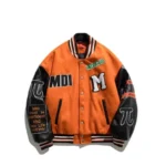 Eva Lakin Hip Hop Orange Wool Jacket