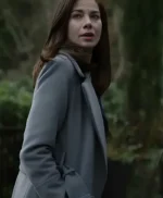 Every Breath You Take Grace Wool Grey Trench Coat