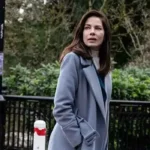 Every Breath You Take Grace Wool Grey Trench Coat