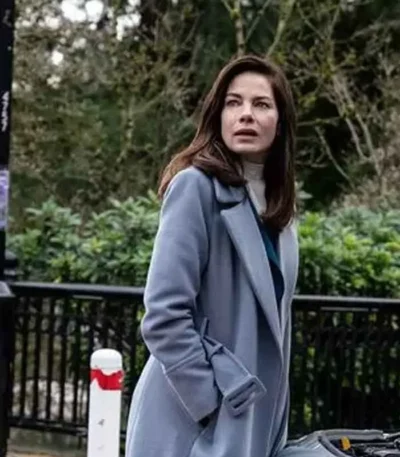 Every Breath You Take Grace Wool Grey Trench Coat