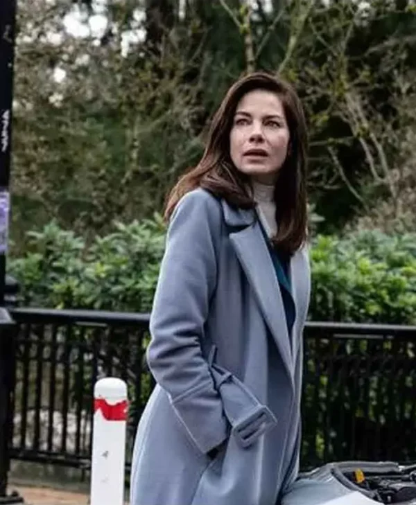 Every Breath You Take Grace Wool Grey Trench Coat