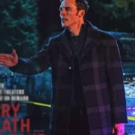 Every Breath You Take James Black Plaid Coat