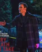 Every Breath You Take James Black Plaid Coat