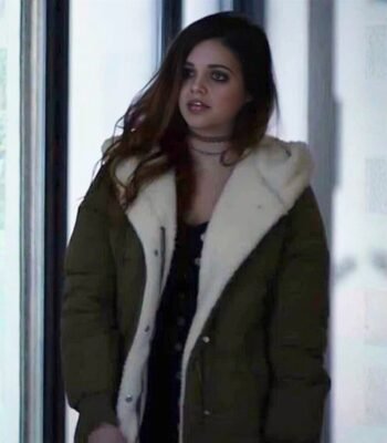 Every Breath You Take Lucy Shearling Hooded Coat