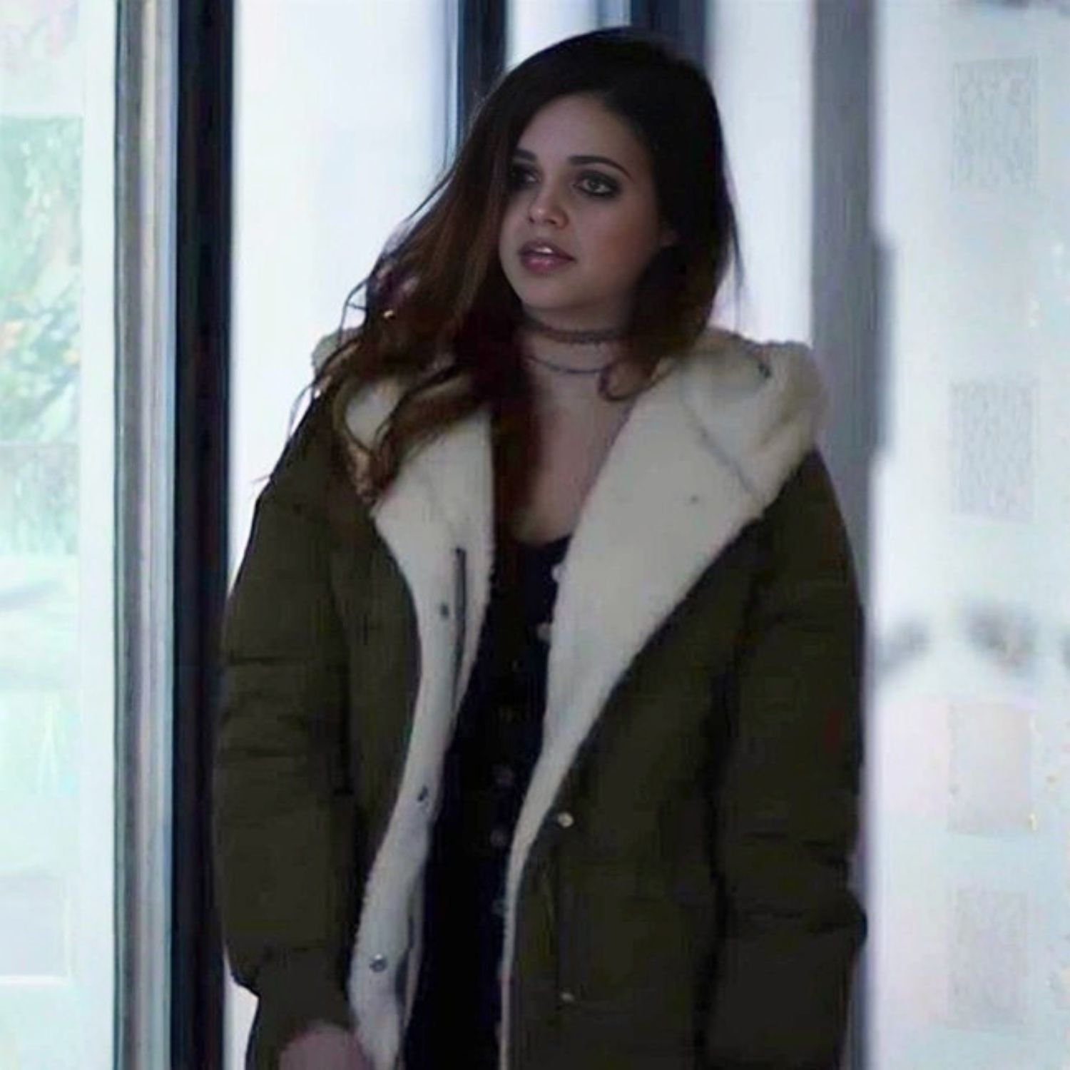 Every Breath You Take Lucy Shearling Hooded Coat Every Breath You Take Lucy Shearling Hooded Coat