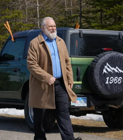 Everything Christmas 2023 George Masswohl Brown Coat