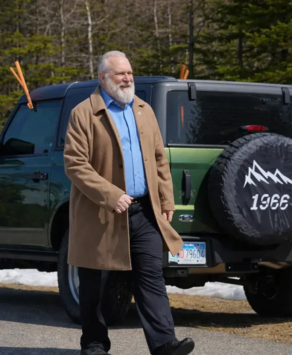 Everything Christmas 2023 George Masswohl Brown Coat