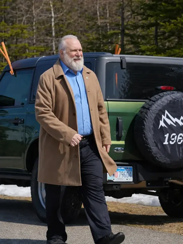 Everything Christmas 2023 George Masswohl Brown Coat
