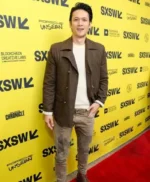 Everything Everywhere All at Once Harry Shum Jr Brown Coat