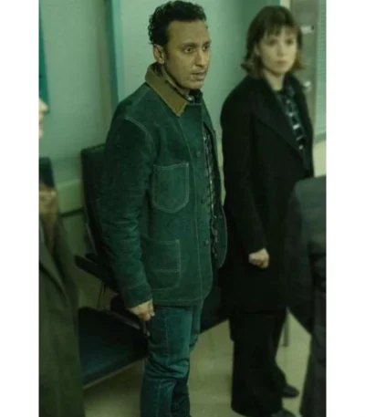Evil S02 Ben Shakir Blue Suede Jacket