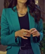 Extended Family S01 Abigail Spencer Green Blazer