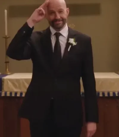 Extended Family S01 Jon Cryer Black Suit