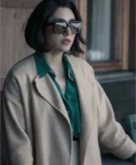 Extraction 2 Golshifteh Farahani Brown Coat