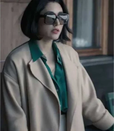Extraction 2 Golshifteh Farahani Brown Coat