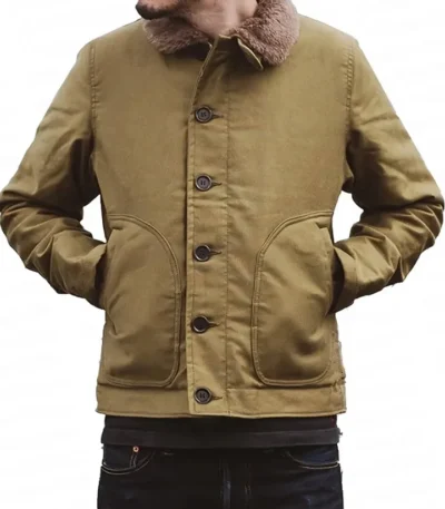 Extraction 2 Tyler Rake Brown Cotton Jacket