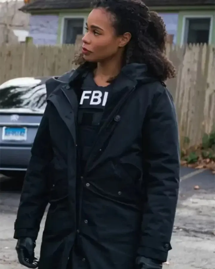 FBI Most Wanted S03 Sheryll Barnes Black Puffer Coat FBI Most Wanted S03 Sheryll Barnes Black Puffer Coat