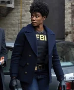 FBI S05 Katherine Renee Kane Blue Peacoat