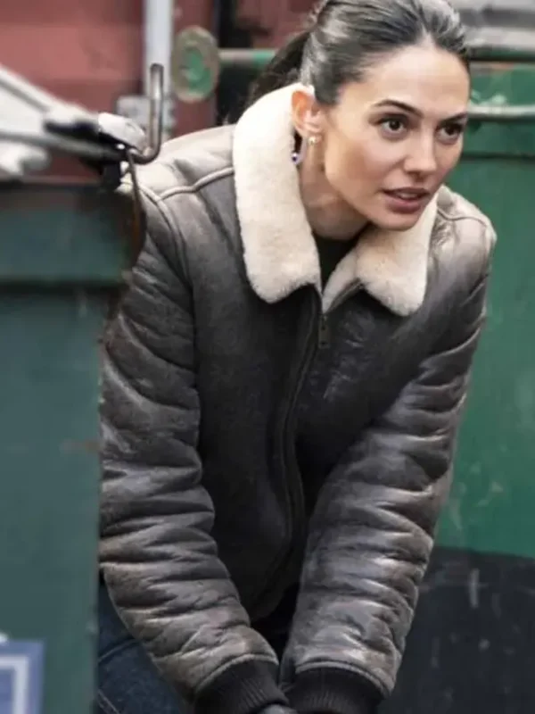 FBI Zara Ushruf Shearling Leather Jacket