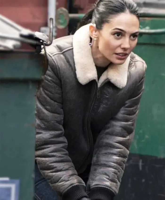 FBI Zara Ushruf Shearling Leather Jacket FBI Zara Ushruf Shearling Leather Jacket