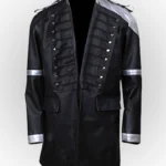 FFXV Final Fantasy XV Kingsglaive Black Leather Coat