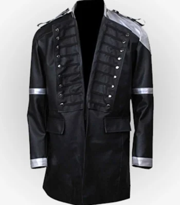 FFXV Final Fantasy XV Kingsglaive Black Leather Coat
