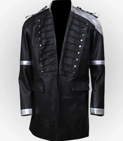 FFXV Final Fantasy XV Kingsglaive Black Leather Coat