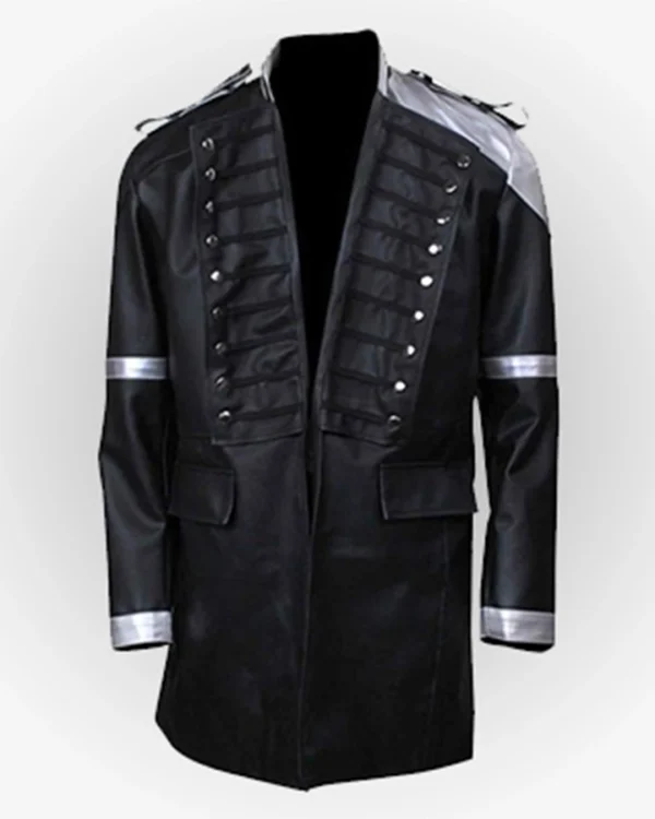 FFXV Final Fantasy XV Kingsglaive Black Leather Coat
