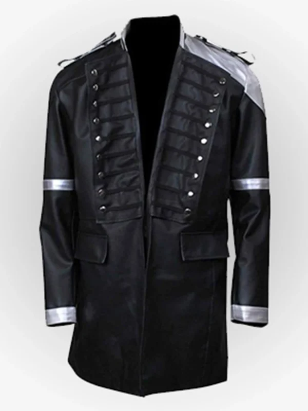 FFXV Final Fantasy XV Kingsglaive Black Leather Coat
