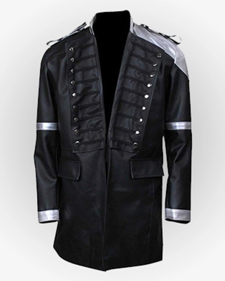 FFXV Final Fantasy XV Kingsglaive Black Leather Coat FFXV Final Fantasy XV Kingsglaive Black Leather Coat