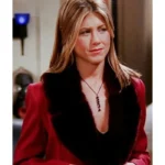 FRIENDS S08 Rachel Green Red Long Coat
