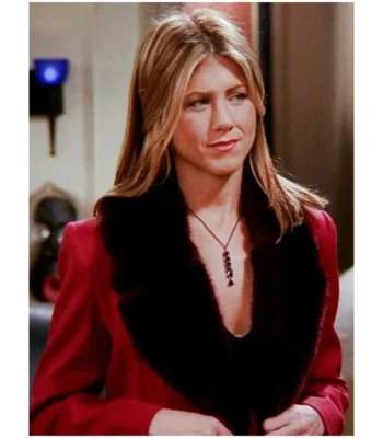 FRIENDS S08 Rachel Green Red Long Coat