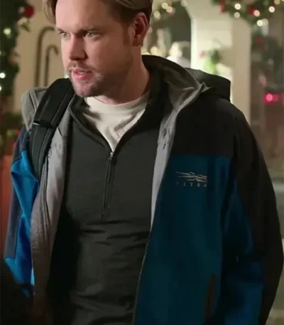 Falling For Christmas Jake Russell Hooded Jacket
