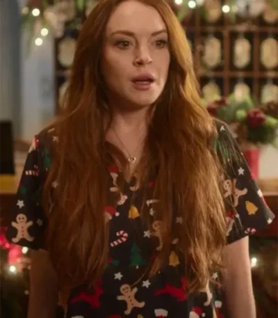 Falling For Christmas Lindsay Lohan Pyjamas