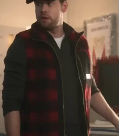Falling for Christmas 2022 Chord Overstreet Red Vest