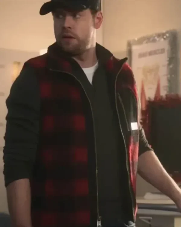 Falling for Christmas 2022 Chord Overstreet Red Vest