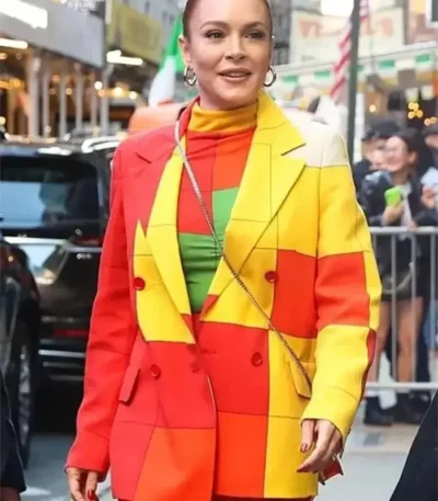 Falling for Christmas Lindsay Lohan Blazer Coat