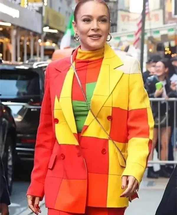 Falling for Christmas Lindsay Lohan Blazer Coat