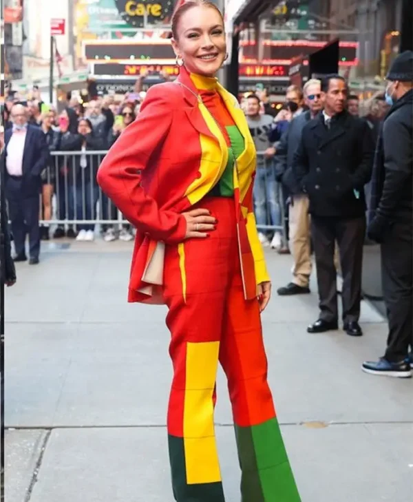 Falling for Christmas Lindsay Lohan Blazer Coat