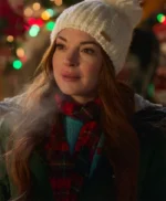 Falling for Christmas Lindsay Lohan Green Coat