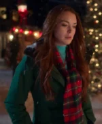 Falling for Christmas Lindsay Lohan Green Coat