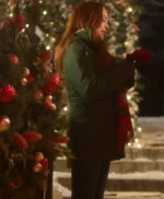 Falling for Christmas Lindsay Lohan Green Coat