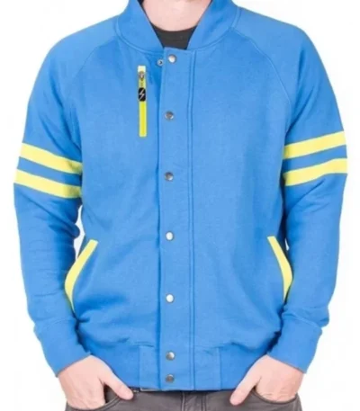 Fallout 4 Vault Blue Bomber Jacket