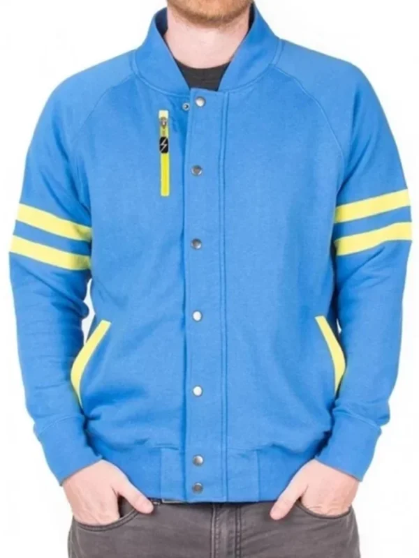 Fallout 4 Vault Blue Bomber Jacket