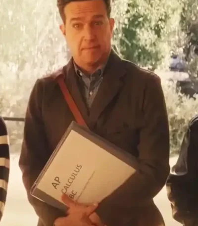 Family Switch 2023 Ed Helms Grey Blazer