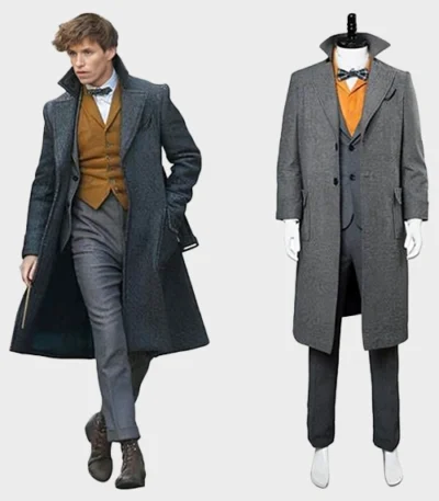 Fantastic Beasts And Where To Find Them Newt Costume Suit