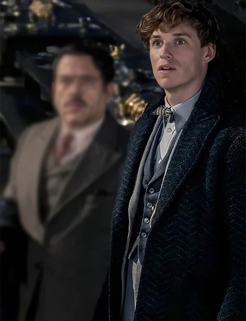 Fantastic Beasts Eddie Redmayne Long Black Wool Coat Fantastic Beasts Eddie Redmayne Long Black Wool Coat