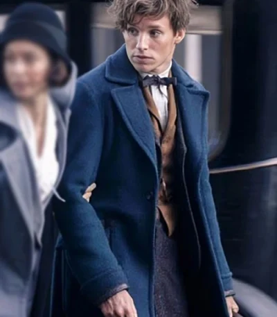 Fantastic Beasts Newt Scamander Light Blue Coat