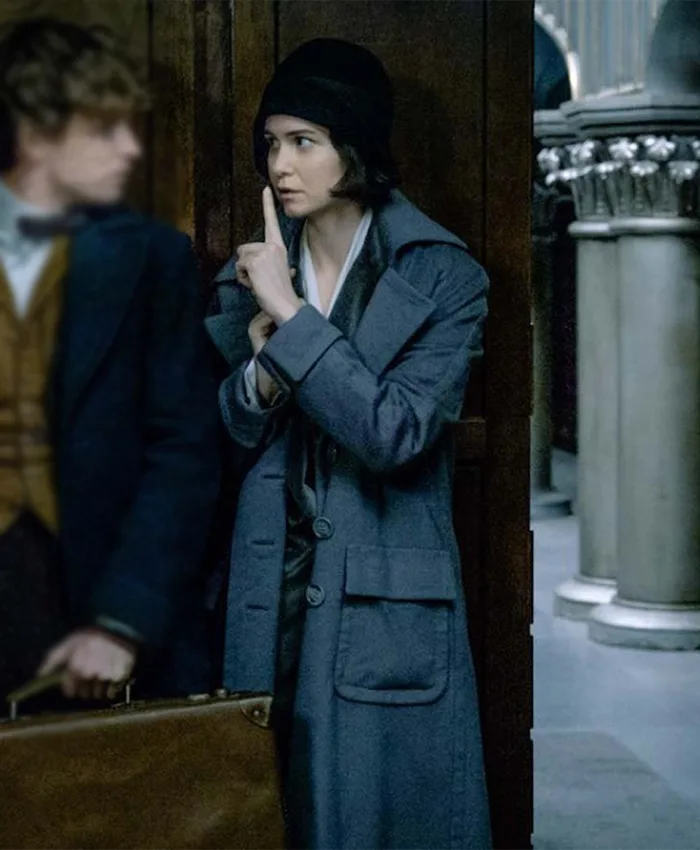 Fantastic Beasts Tina Goldstein Grey Long Coat Fantastic Beasts Tina Goldstein Grey Long Coat